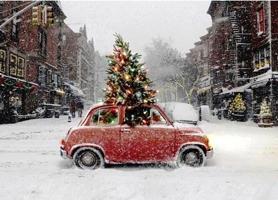 Craze for cars » Start decorating your car for Christmas