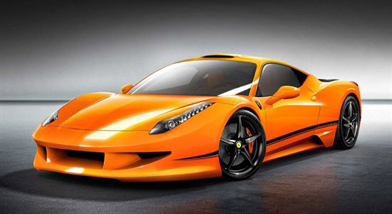 Ferrari 458 Italia Orange