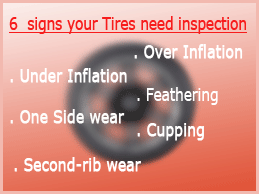 6 signs your tire need inspection